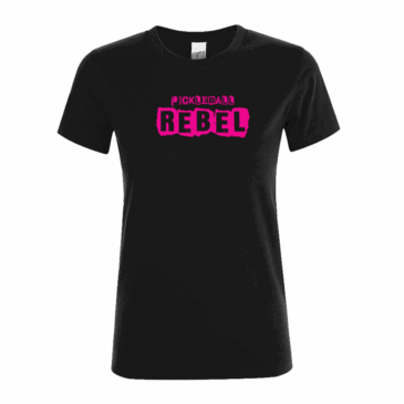 013. Pickleball Rebel Ladies Fitted T-Shirt