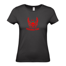 013A. Pickleball Punk Ladies Fitted T-Shirt