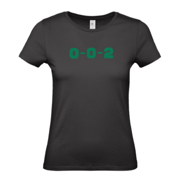 027. 0-0-2 Ladies Fitted T-Shirt
