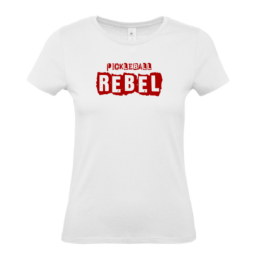 003. Pickleball Rebel Ladies Fitted T-Shirt